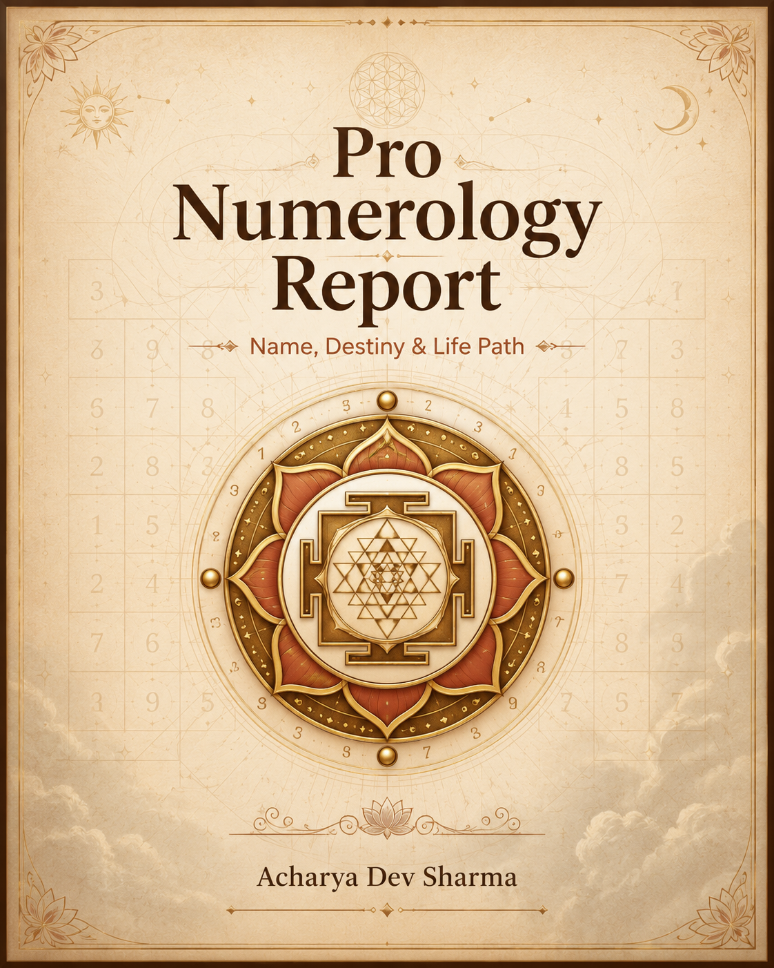 Pro Numerology Report report cover